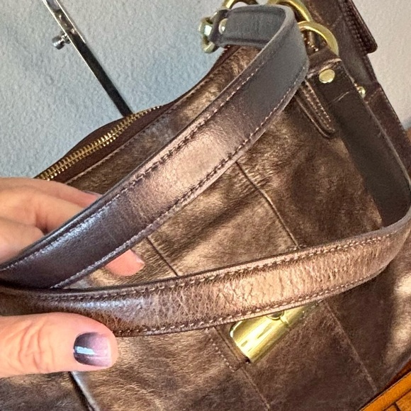 Coach Kristen Leather Shoulder Bag - Picture 8 of 12